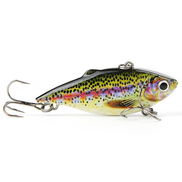 Mmlong 2.5"/8.6g New Vib Crankbait Lifelike Fishing Lure High Quality Fishing Bait Slow Sinking Hard Fish Wobbler Pesca