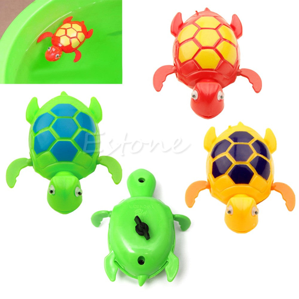 New Kids Baby Child Wind Up Swimming Animal Floating Turtle Pool Bath Time Toy