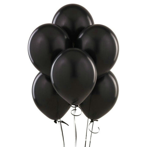 XXPWJ Free shipping 12-inch 10pcs/lots round black latex balloons birthday party balloon wedding decoration Toys