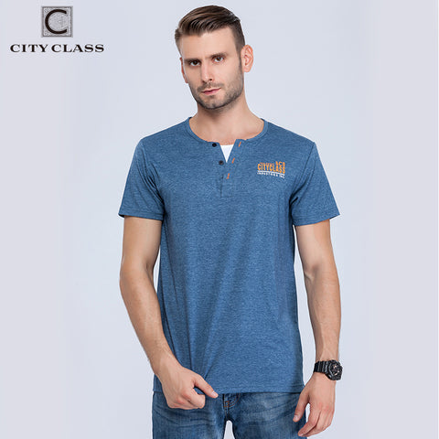 City class mens t-shirt tops tees fitness hip hop men cotton tshirts homme Fake two pieces clothing super big size 6160