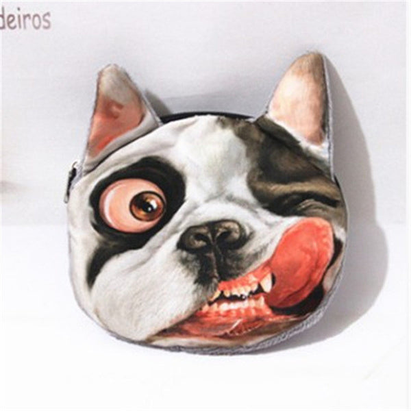 Creative Funny Coin Wallet 3D Cat Cloth Purse Female Mini Coin Bag Children Toys Purses Women Clutch Wholesale