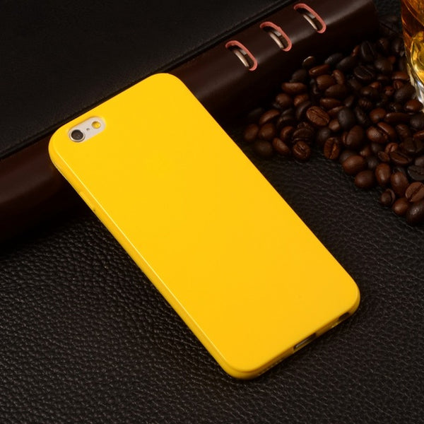 Soft Candy Plastic Case For iPhone 6 Case Rubber Back Skin For Apple iPhone 6S Case 4.7" Silicone Protective Cover For iPhone6