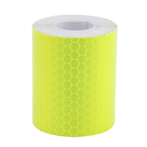 5cmx3m Safety Mark Reflective Tape Stickers Car Styling Self Adhesive Warning Tape Automobiles Motorcycle Reflective Film 4color