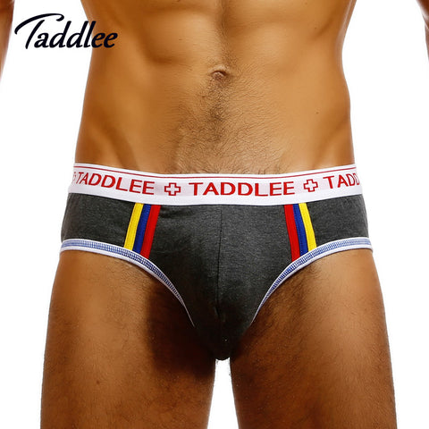 Taddlee Brand Sexy Men Underwear Briefs Bikini Low Waist Designed Men's Underwear Trunks Gay Pouch WJ Man Briefs Cotton