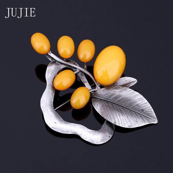 JUJIE Brooches For Women 2016 Vintge Large Brooches Brand Fashion Brooches For Wedding Bouquets Flower Brooch Luxury Jewelry