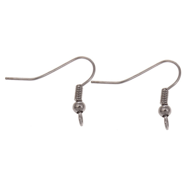 YYW 100pcs/lot DIY Earring Findings Earrings Clasps Hooks Fittings DIY Jewelry Making Accessories Iron Hook Earwire Jewelry