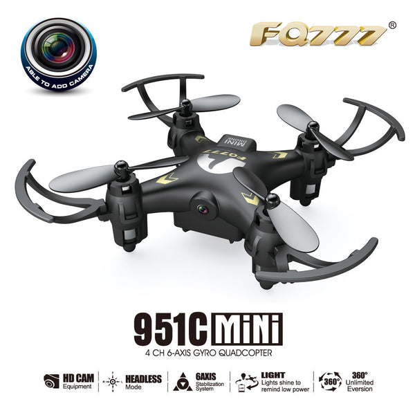 FQ777-951C 951C RC Quadrocopter Toy Drones with 0.3MP Camera Quadcopter Switchable Controller UAV RC Helicopter Mini Drone Dron