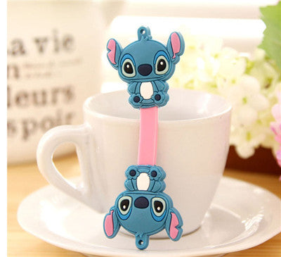 Cute Mini Cartoon Earphone Cable Button Winder Protector Wire Cord Organizer Holder for iPhone 5 5s 6 6s 7 plus Computer cable