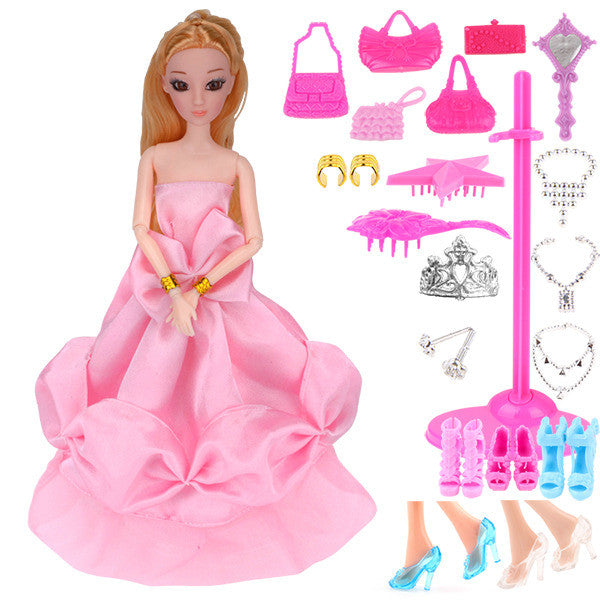 UCanaan New Favorite Princess Doll Fashion Party Wedding Dress Moveable Joint Body Classic Toys Best Gift for Girls Friends