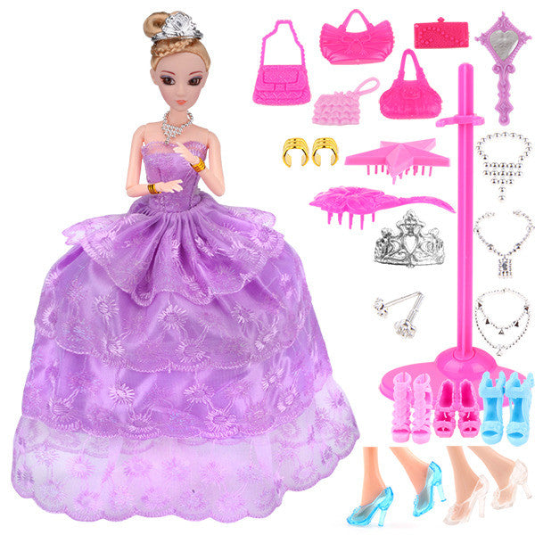 UCanaan New Favorite Princess Doll Fashion Party Wedding Dress Moveable Joint Body Classic Toys Best Gift for Girls Friends