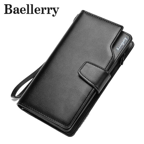 Baellerry Men Wallets New Design Men Purse Casual Wallet Clutch Bag Brand Leather Long Wallet Brand Hand Bag For Men Purse WL362