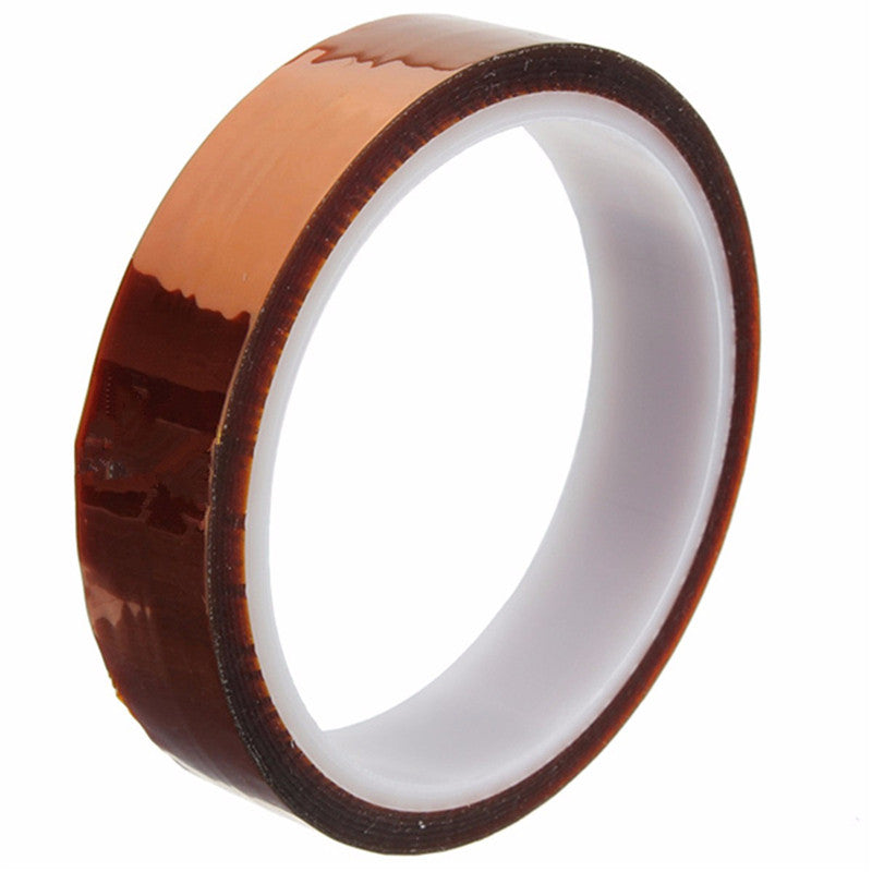 New 20mm 33m 100ft Adhesive Tape Gold High Temperature Heat Resistant Polyimide Tape for BGA Electronic Industry