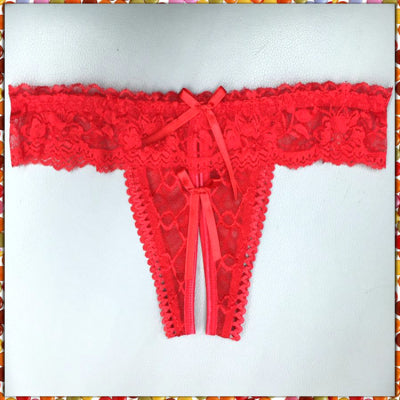 Women Lace Open Back Crotch Sexy Panties Crotchless Sexy Panties Briefs Underwear G String