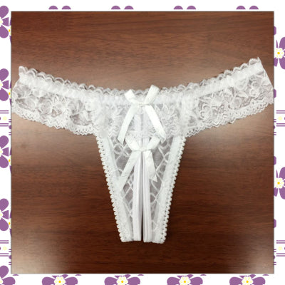 Women Lace Open Back Crotch Sexy Panties Crotchless Sexy Panties Briefs Underwear G String