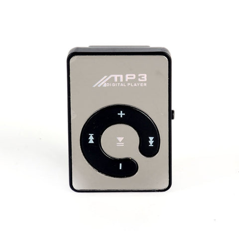 Mini Mirror Clip USB Digital Mp3 Music Player Support 8GB SD TF Card Hot Sale