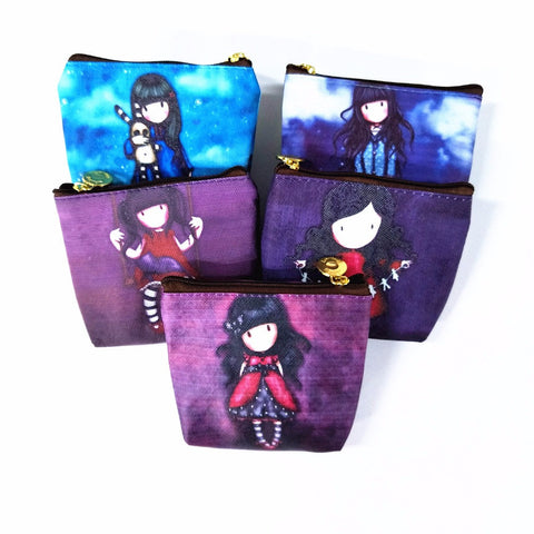 M074 2017 New Creative Women Purses Cute Cartoon The Explosion Small Fresh Girl Bag Headset Line Coin Purse Card Bag  Wholesale