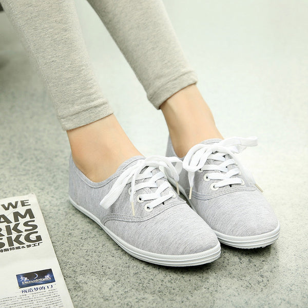 Women's spring canvas shoes female Korean white shoes breathable Chao Literature student shoes female foreign trade shoes