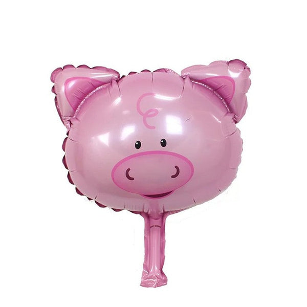 XXPWJ Free shipping new mini cartoon animal baby cake aluminum balloons birthday party balloons wholesale children's toys