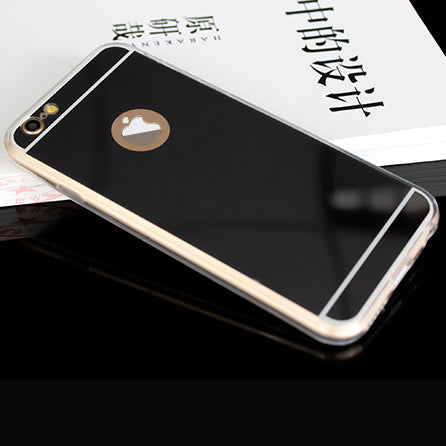 Kerzzil Rose gold Luxury Mirror Flash Fashion Case For iPhone 7 6 6S Plus 5s SE Soft Clear TPU Cover For iPhone 6 7 6S 5S