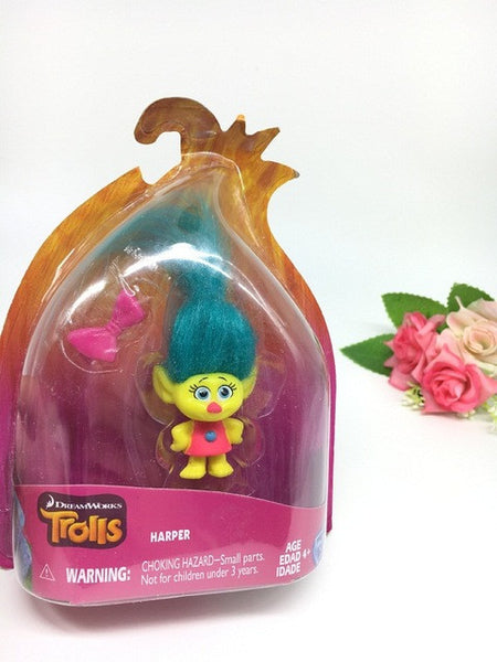 11 styles mini trolls Movie Trolls Action Figure toys Poppy Branch Critter Skitter Figures Trolls toys for Children Kids Gifts