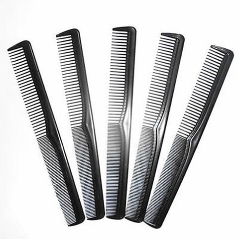 5/10Pcs Salon Hair Styling Hairdressing Antistatic Barbers Detangle Comb Black Hot