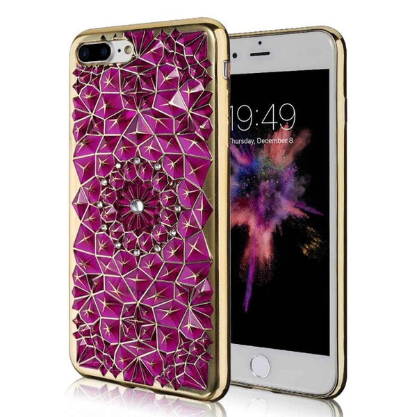 Cell Phone cases Accessories High quality Diamond Skin covers for iphone 6 6s 6 plus 6s plus with electroplating soft back cover