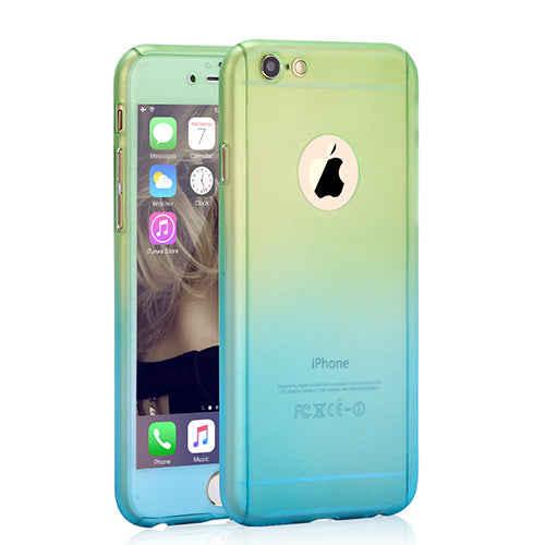 New Cute Gradient Case for iPhone 6 6S 6Plus 6s Plus TPU Case Soft Dual Silicon Cover Fundas for iPhone 6 s TPU Gel