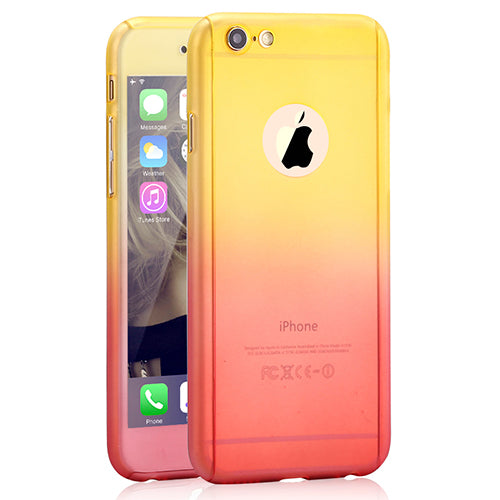 New Cute Gradient Case for iPhone 6 6S 6Plus 6s Plus TPU Case Soft Dual Silicon Cover Fundas for iPhone 6 s TPU Gel