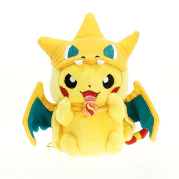 Anime figure Pikachu Charmander Bulbasaur Squirtle Snorlax Dragonite Cyndaquil Raichu Mew Plush Doll Toys Boys Girls Kids Gift