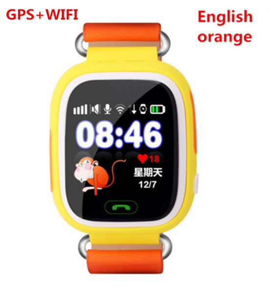 Q90 Q80 GPS Phone Positioning Fashion Children Watch 1.22 Inch Color Touch Screen SOS Smart Watch PK Q50 Q60 Q730 Q750 V7K A6