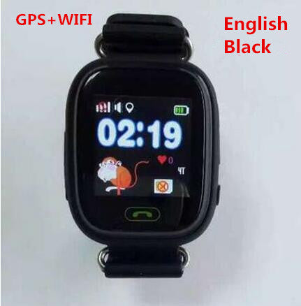 Q90 Q80 GPS Phone Positioning Fashion Children Watch 1.22 Inch Color Touch Screen SOS Smart Watch PK Q50 Q60 Q730 Q750 V7K A6