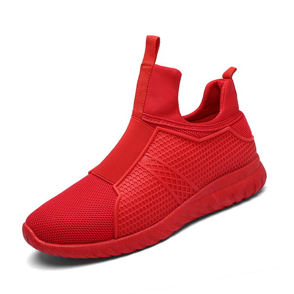 URBANFIND Winter Warm Men Casual Shoes Breathable Slip-On Flats EU 39-44 Men Comfortable Shoes Black / White / Red Color