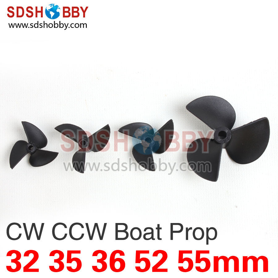 Three Blades 3 Blades Nylon Boat Propeller Positive Prop & Reverse Prop D32/35/36/52/55mm