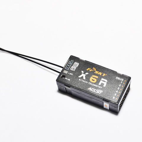 FrSky X6R 6/16Ch S.BUS ACCST Telemetry Receiver W/Smart Port compatible with Taranis X9D/X9DPLUS, X9E. HORUS X12D