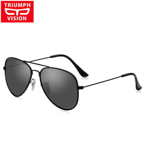 TRIUMPH VISION HD Polarized Aviator Sunglasses Women Pink Mirror Pilot Polaroid Sun Glasses For Women Brand Shades Oculos Female