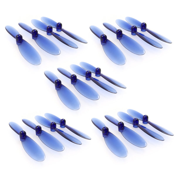 20pcs Transparent Blue Hubsan x4 H107L H107C H107D Series Blade JJRC H6C Main Blade 55mm Propeller (wholesale ) Z104