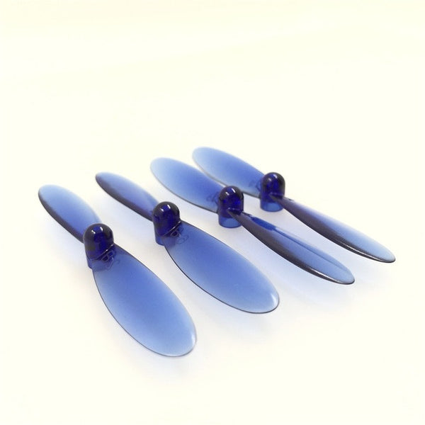 20pcs Transparent Blue Hubsan x4 H107L H107C H107D Series Blade JJRC H6C Main Blade 55mm Propeller (wholesale ) Z104
