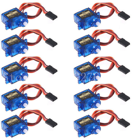 10pcs/lot Tower Pro SG90 Micro Servo 9g Torque 1.8kg JR for Aeromodelling Trex 450 RC Planes Helicopter Parts