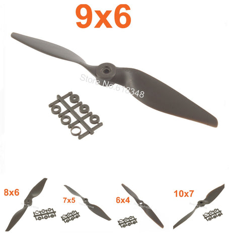 APC Style GF Thin Electric RC Airplane Composite Propeller Pusher Props 6x4 7x5 9x6 10x7 Blade Replacement