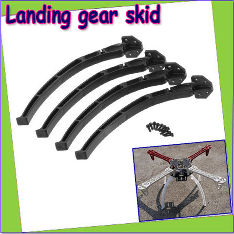 Wholesale 4pcs/set universal Aircraft Qudcopter Wheels Tripod Landing Skids Gear for  F450 F550 SK480 (1 set ) Dropship