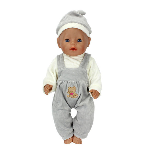Doll Jump Suits Fit For 43cm Baby Born Zapf Doll Reborn Baby Clothes And 17inch Doll Accessories