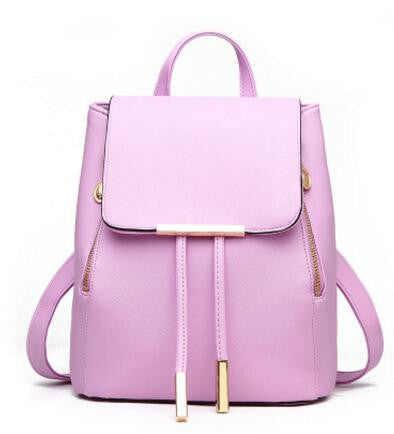 Women Backpack High Quality PU Leather Mochila Escolar School Bags For Teenagers Girls Top-handle Backpacks Herald Fashion CX389