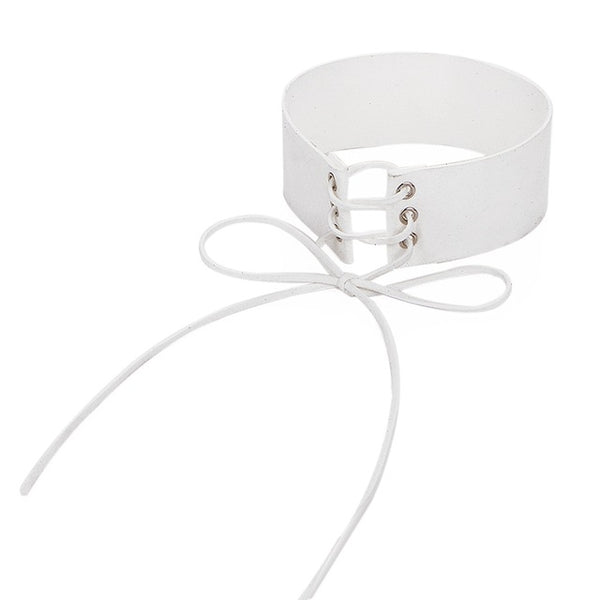 IF YOU Fashion Brincos Leather Choker Necklaces Gothic Collar Choker Collares Bijoux Pendents Necklace For Women Gift jewelry