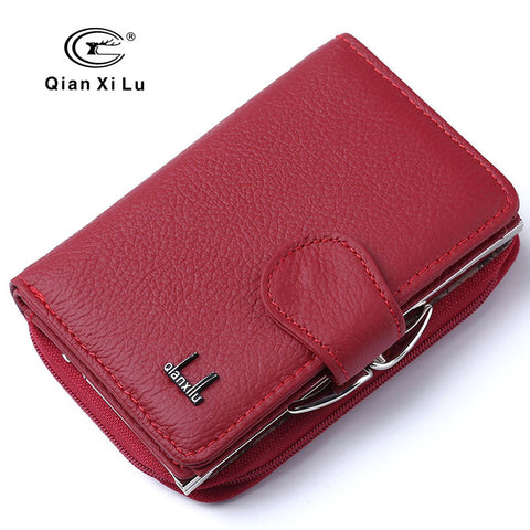 Women's Coin Purses 2017 New Genuine Leather Coin Wallets Female Small Wallet High Quality