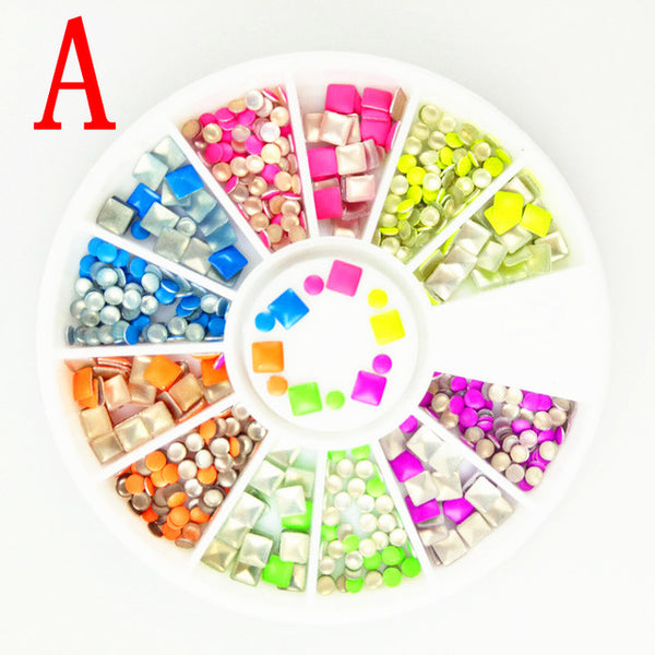 9 species 3d Nail Art Decorations Acrylic Diamond Shapes Rhinestones To Nails Art Accessories