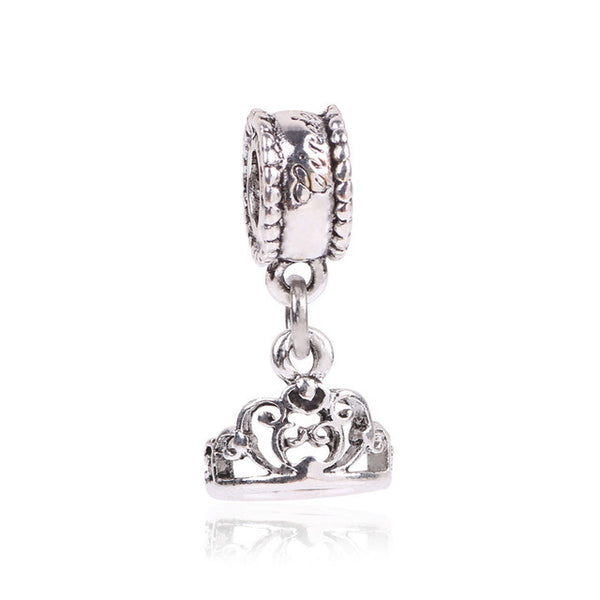 Couqcy Free Shipping 1Pcs Silver Bead Charm European Silver With Angel Wings Charm Pendant Bead Fit Pandora Bracelet