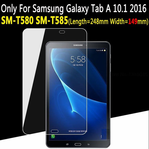 Tempered Glass for Samsung Galaxy Tab A 10.1 2016 Screen Protector for Galaxy Tab A 10.1 SM-T580 SM-T585 or SM-P580 SM-P585