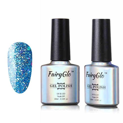 FairyGlo 10ml Neon Color Gel Nail Polish + 1 pcs Buffer Flie Soak off Gel Polish Set Bling Vernis Semi Permanent Gelpolish Kit