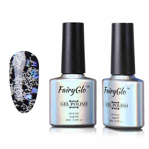 FairyGlo 10ml Neon Color Gel Nail Polish + 1 pcs Buffer Flie Soak off Gel Polish Set Bling Vernis Semi Permanent Gelpolish Kit