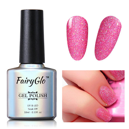 FairyGlo 10ml Neon Color Gel Nail Polish + 1 pcs Buffer Flie Soak off Gel Polish Set Bling Vernis Semi Permanent Gelpolish Kit